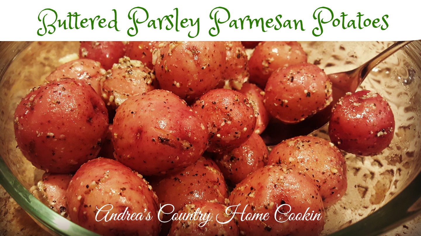 Buttered Parsley Parmesan Potatoes