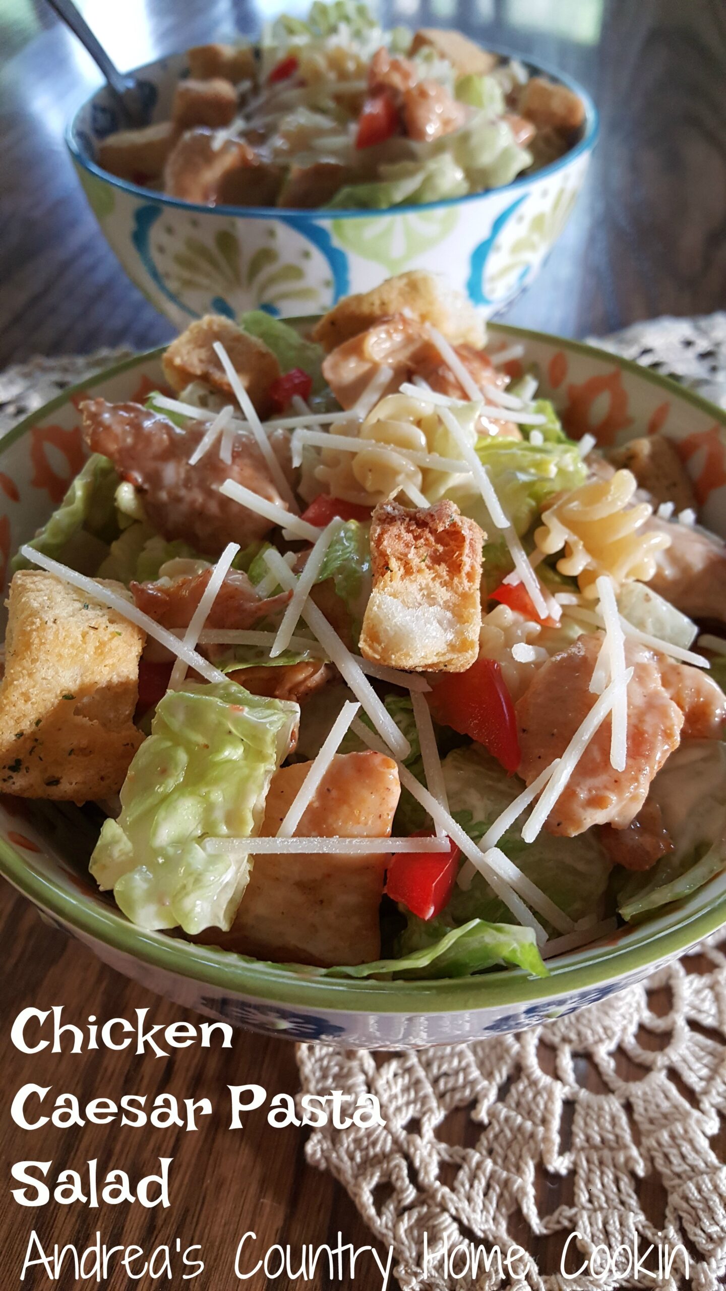 Chicken Caesar Pasta Salad