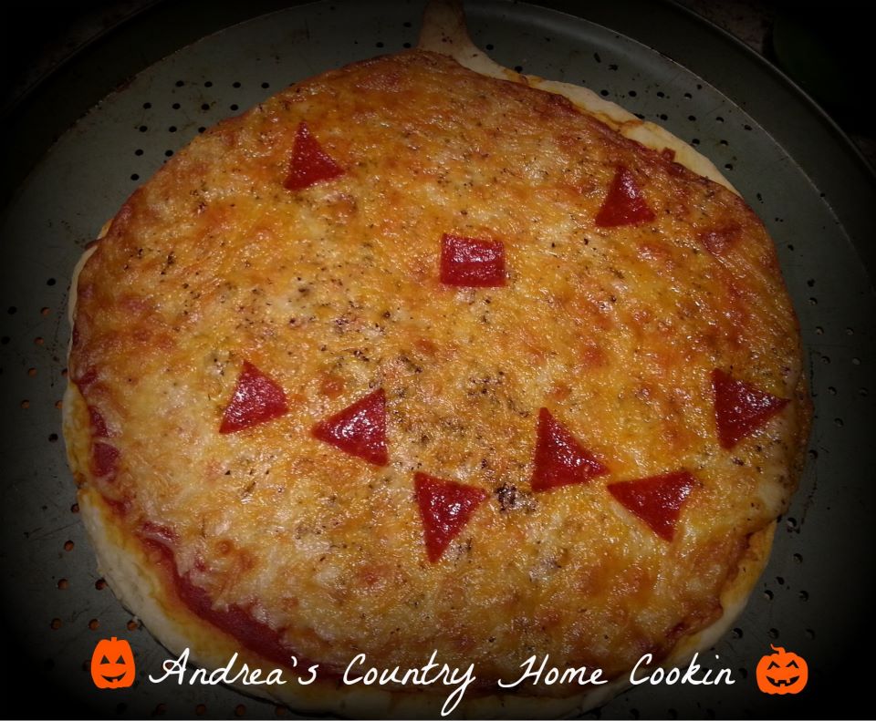 Jack O Lantern Pizza