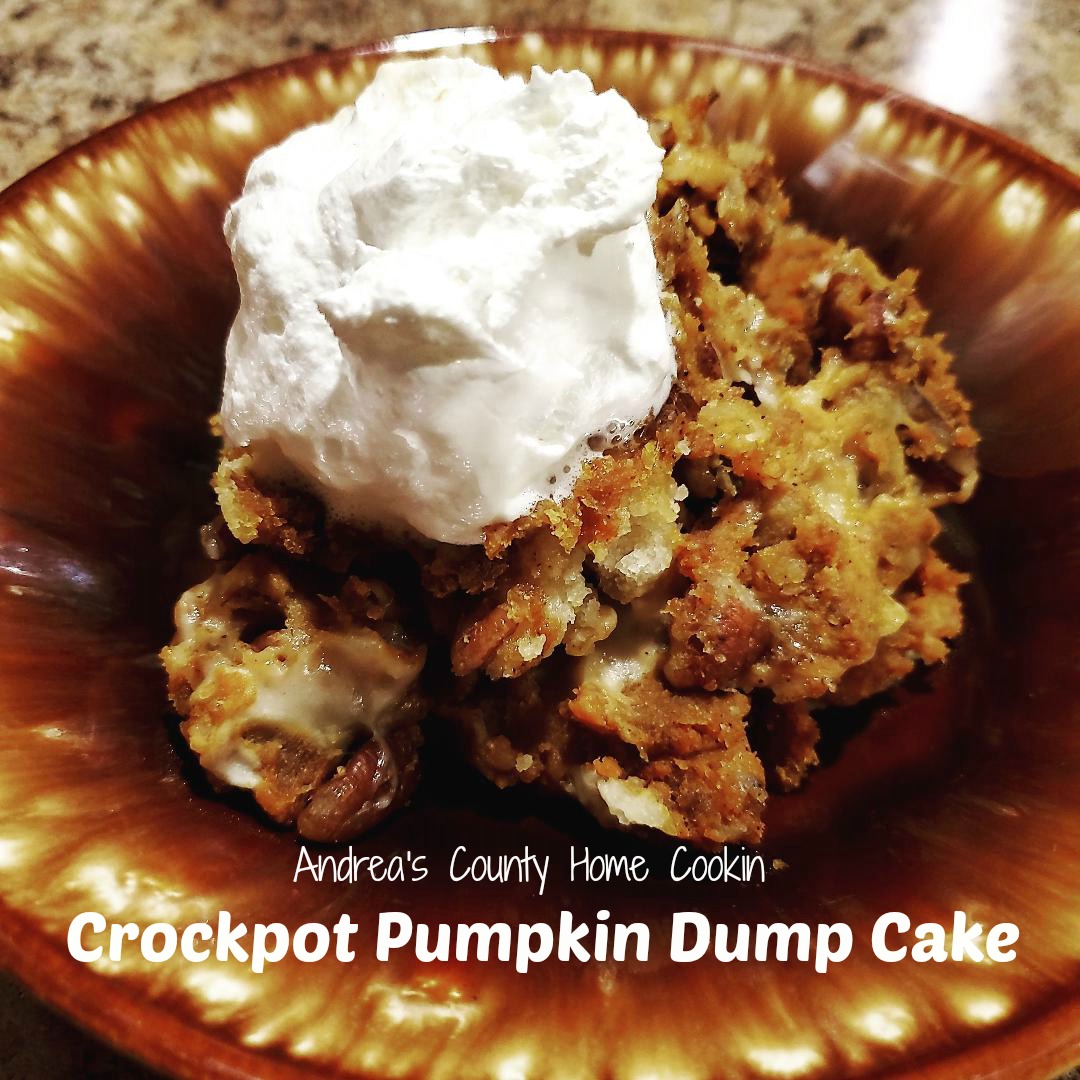 Crockpot Pumpkin Dump Cake