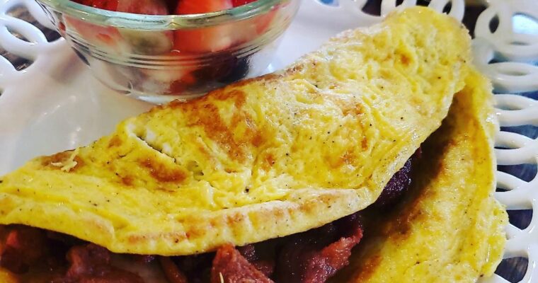 Bacon and Cheese Omelette