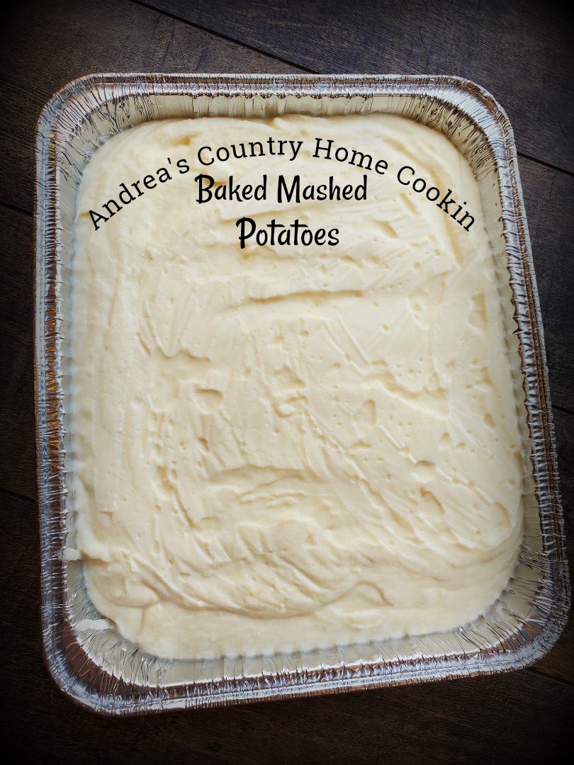 Baked Mashed Potatoes