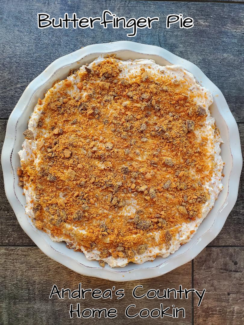 Frozen Butterfinger Pie