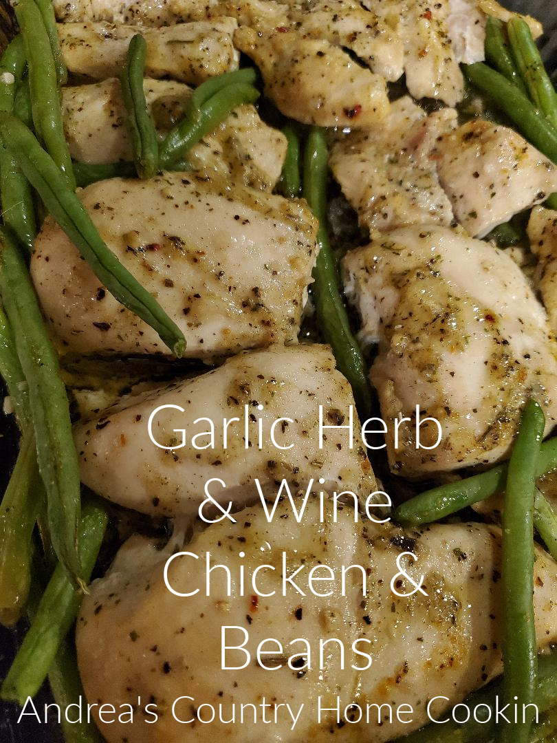 Garlic Herb & Wine Chicken & Beans